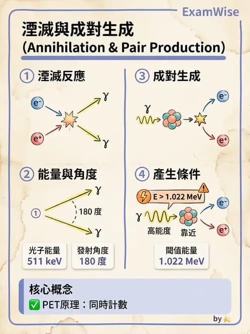 放射 - PET核種與儀器偵測原理 - AI 圖文解析預覽