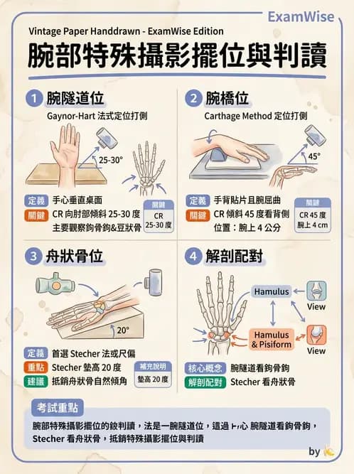 放射 - 軀幹四肢攝影技術 - AI 圖文解析預覽