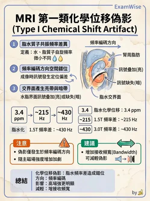 放射 - 磁振影像品質與參數 - AI 圖文解析預覽