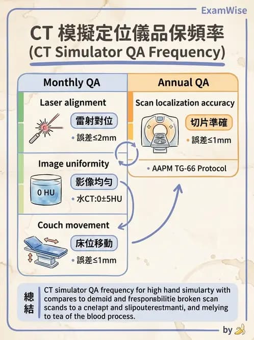 放射 - CT模擬攝影技術、流程與影像特性 - AI 圖文解析預覽