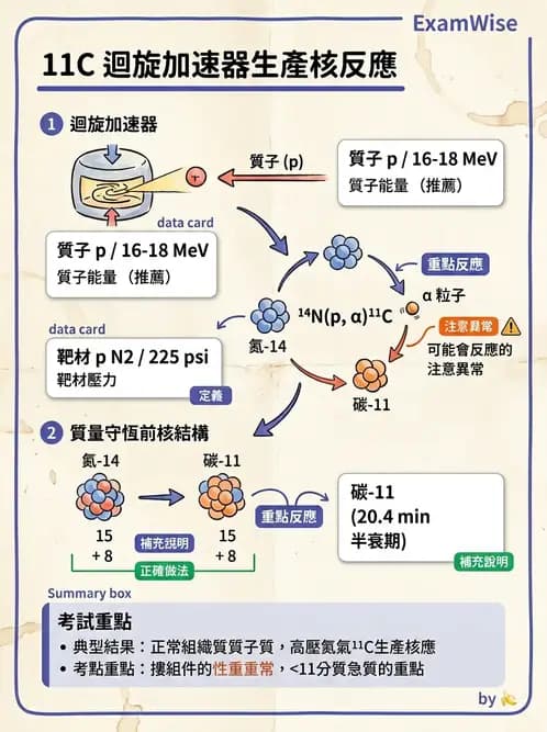 放射 - 核種生產與孳生器 - AI 圖文解析預覽