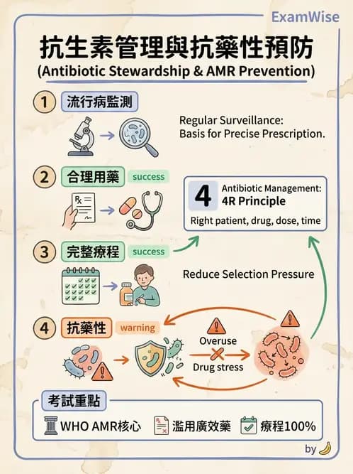 護理師 - 抗感染藥物 - AI 圖文解析預覽