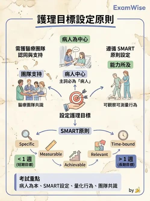 護理師 - 護理過程(評估至評值) - AI 圖文解析預覽
