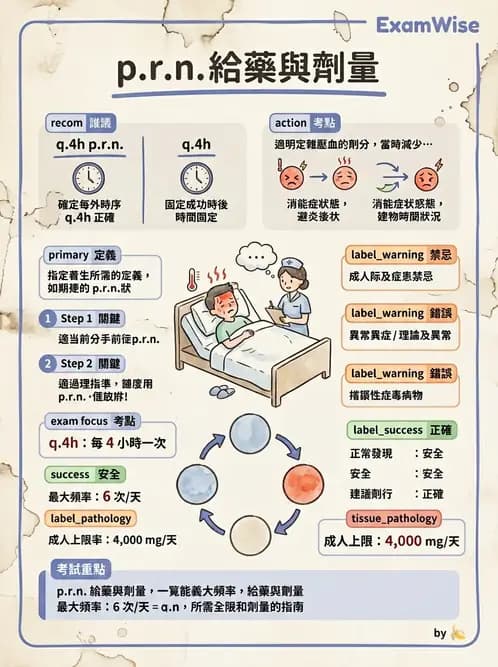 護理師 - 輸血與藥物計算 - AI 圖文解析預覽