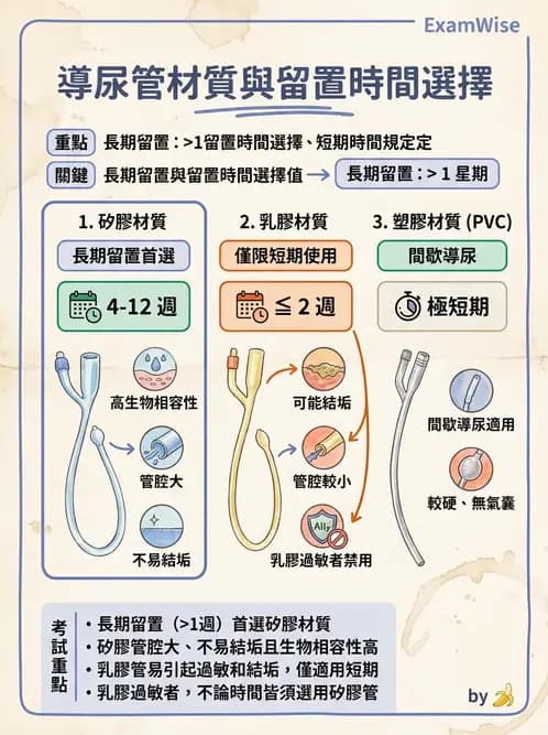 護理師 - 泌尿排泄與導尿護理 - AI 圖文解析預覽
