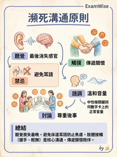 護理師 - 臨終與哀傷護理 - AI 圖文解析預覽