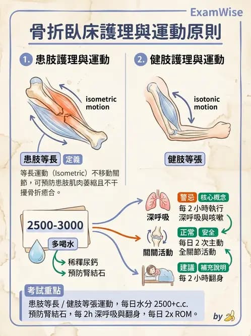 護理師 - 骨折與牽引護理 - AI 圖文解析預覽