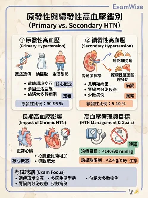 護理師 - 高血壓與周邊血管疾病 - AI 圖文解析預覽