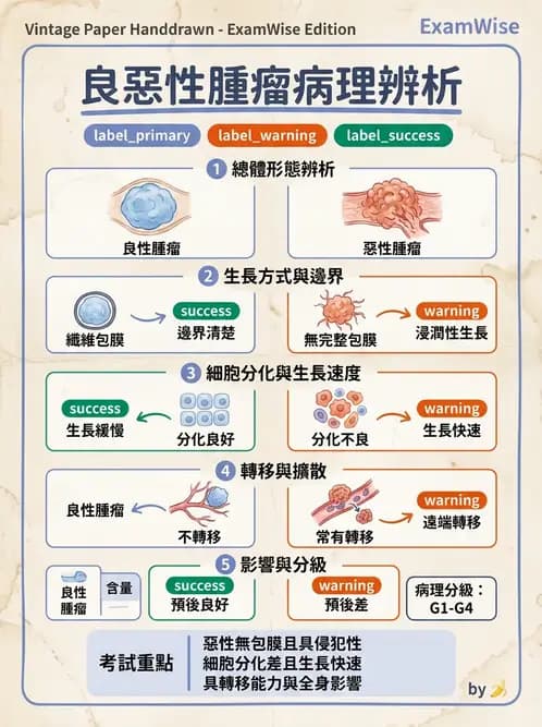 護理師 - 腫瘤概論與診斷 - AI 圖文解析預覽