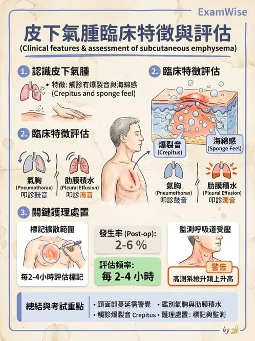 護理師 - 呼吸衰竭與胸腔護理 - AI 圖文解析預覽