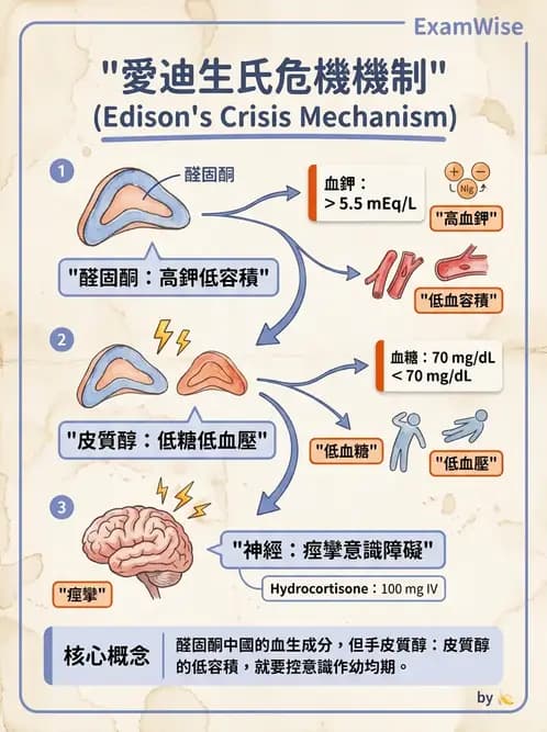 護理師 - 腎上腺與腦下垂體疾病 - AI 圖文解析預覽
