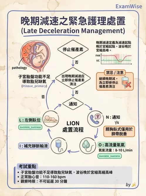 護理師 - 產程機轉與待產護理 - AI 圖文解析預覽