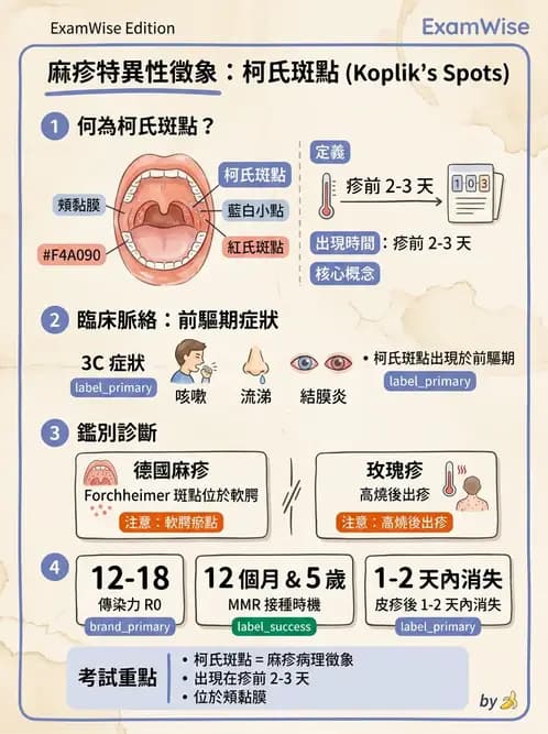 護理師 - 兒童傳染性疾病 - AI 圖文解析預覽