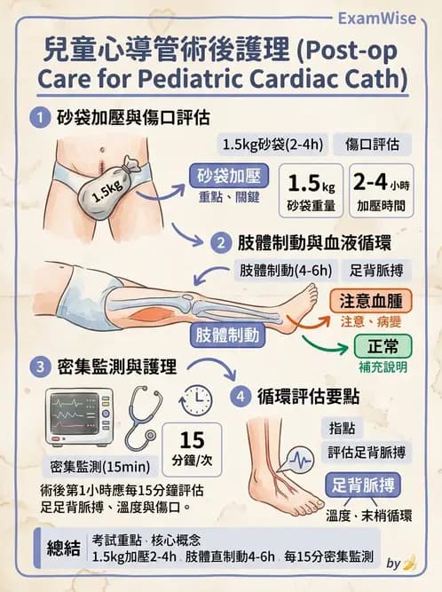 護理師 - 兒童循環系統疾病 - AI 圖文解析預覽