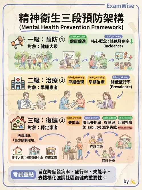 護理師 - 精神復健與社區照護 - AI 圖文解析預覽