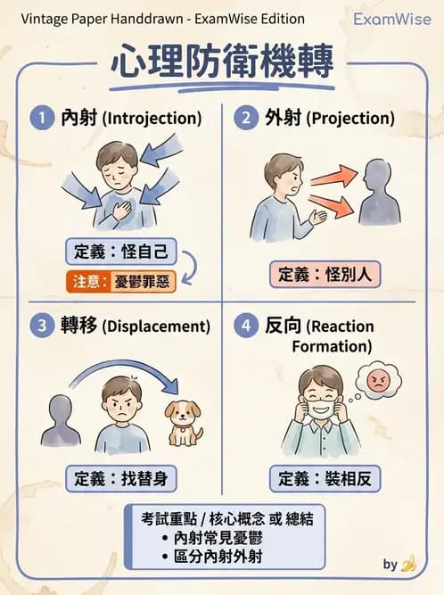 護理師 - 焦慮症與壓力相關障礙 - AI 圖文解析預覽