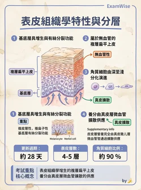 護理師 - 概論、皮膚系統、內分泌系統 - AI 圖文解析預覽