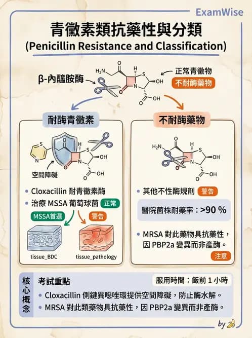 護理師 - 抗感染藥物 - AI 圖文解析預覽