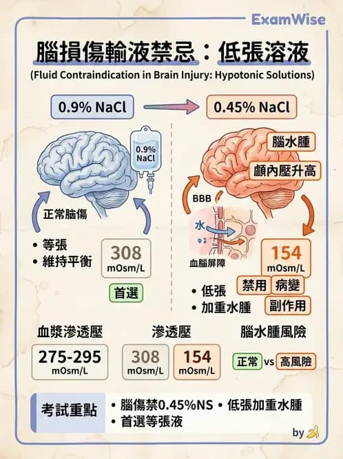 護理師 - 靜脈輸液與電解質平衡 - AI 圖文解析預覽