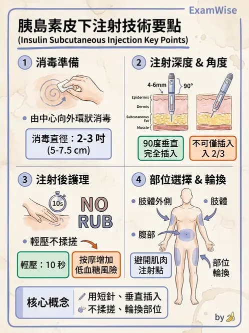 護理師 - 注射技術 - AI 圖文解析預覽