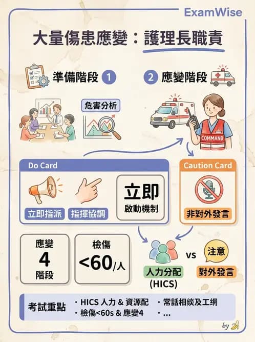 護理師 - 品質管理與病人安全 - AI 圖文解析預覽