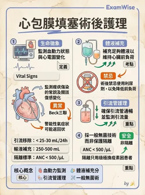 護理師 - 心臟瓣膜病與發炎性心臟病 - AI 圖文解析預覽