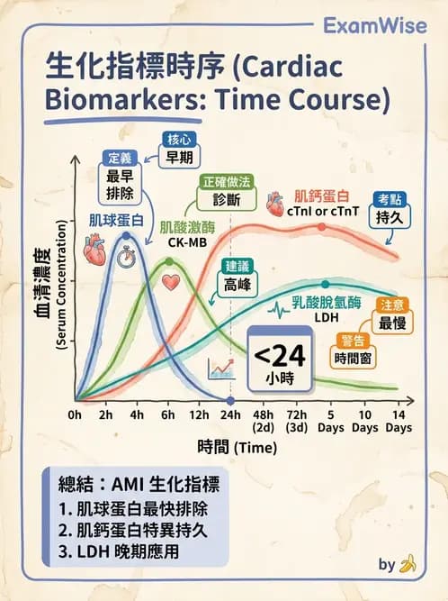 護理師 - 冠狀動脈疾病與心肌梗塞 - AI 圖文解析預覽