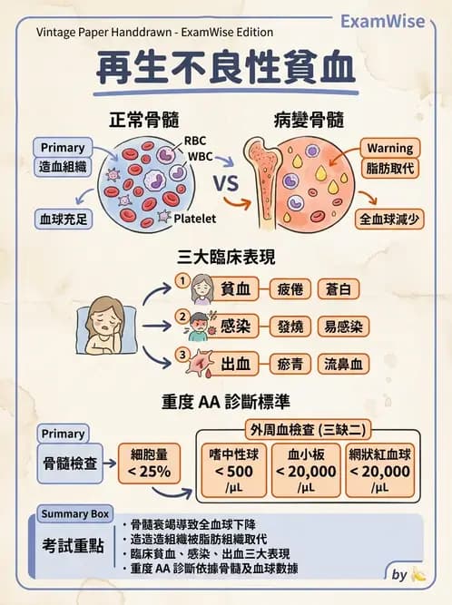 護理師 - 貧血與凝血疾病 - AI 圖文解析預覽