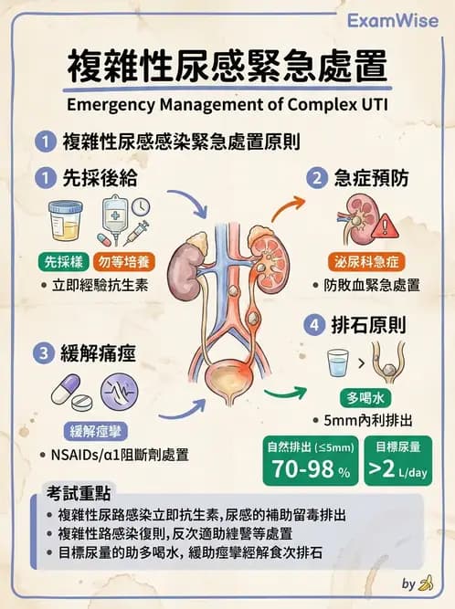 護理師 - 泌尿道疾病與排尿障礙 - AI 圖文解析預覽