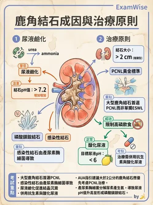護理師 - 泌尿道疾病與排尿障礙 - AI 圖文解析預覽