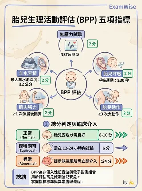 護理師 - 胎兒發育與監測評估 - AI 圖文解析預覽