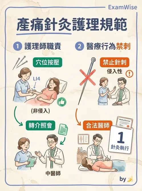 護理師 - 生產疼痛與麻醉技術 - AI 圖文解析預覽