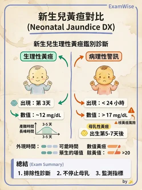 護理師 - 新生兒評估與生理特徵 - AI 圖文解析預覽
