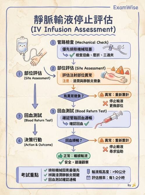 護理師 - 靜脈輸液與電解質平衡 - AI 圖文解析預覽