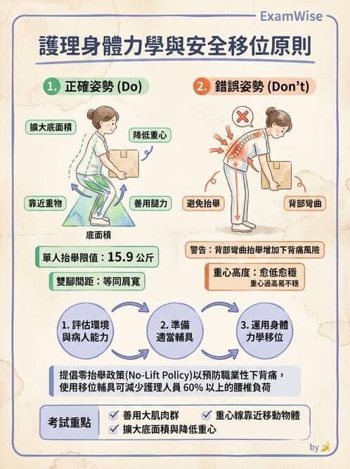 護理師 - 體位擺位與安全照護 - AI 圖文解析預覽