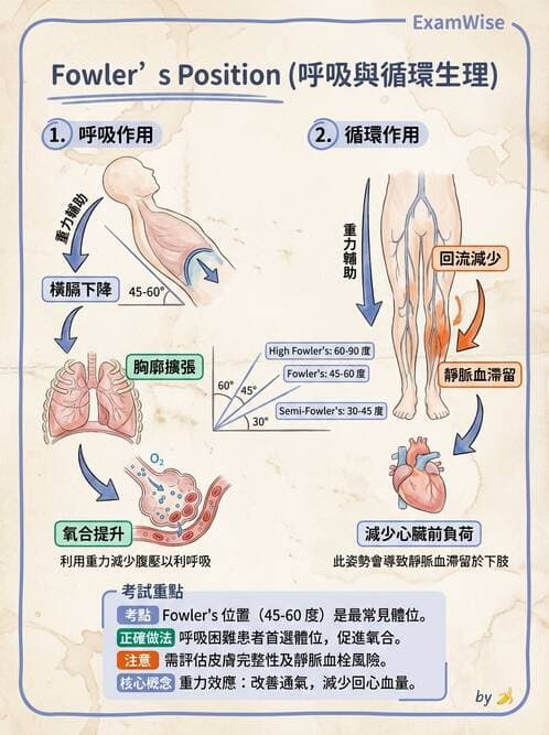 護理師 - 體位擺位與安全照護 - AI 圖文解析預覽