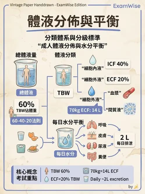 物治 - 消化泌尿系統生理 - AI 圖文解析預覽