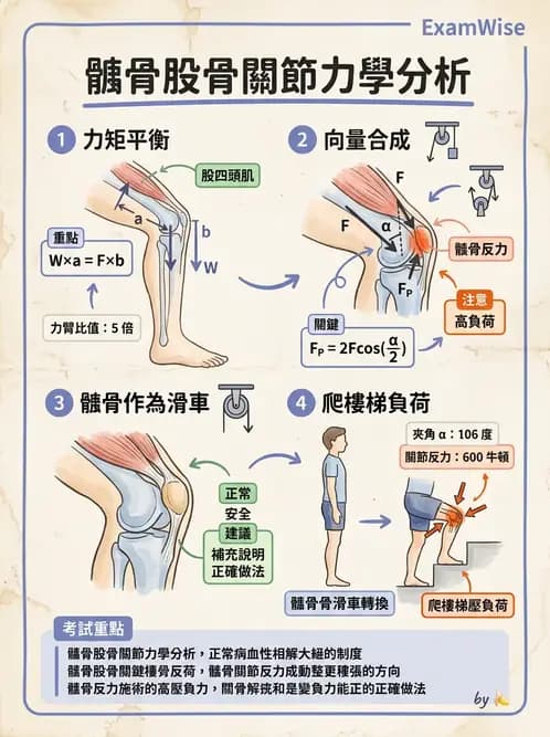 物治 - 膝關節肌動學與生物力學 - AI 圖文解析預覽