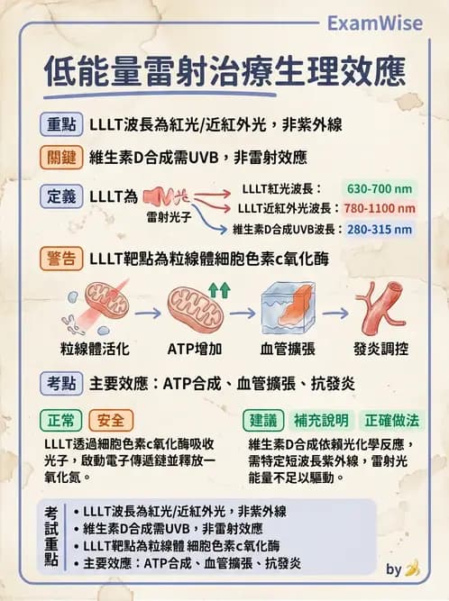 物治 - 低能量雷射 - AI 圖文解析預覽