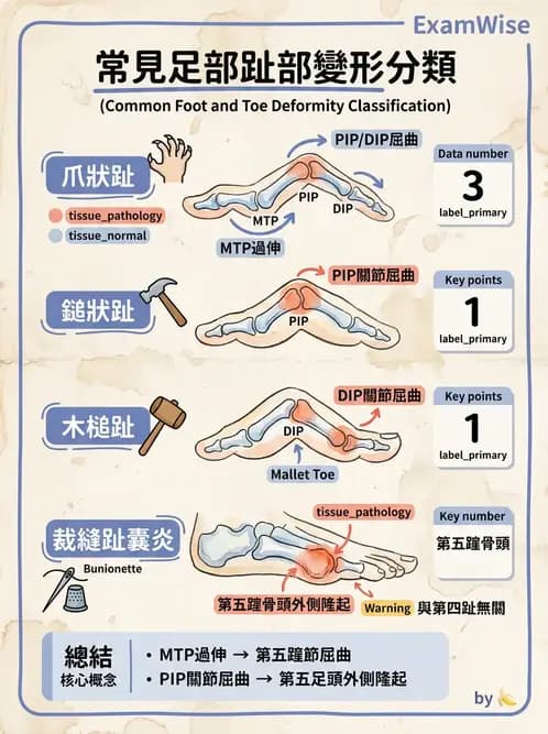 物治 - 足部病變與輔具評估 - AI 圖文解析預覽