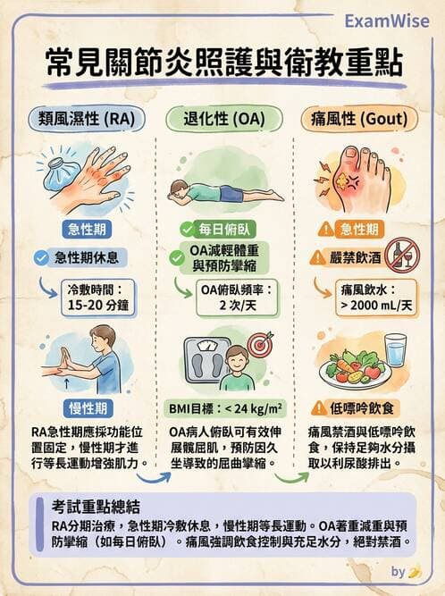 護理師 - 關節疾病與骨科手術 - AI 圖文解析預覽