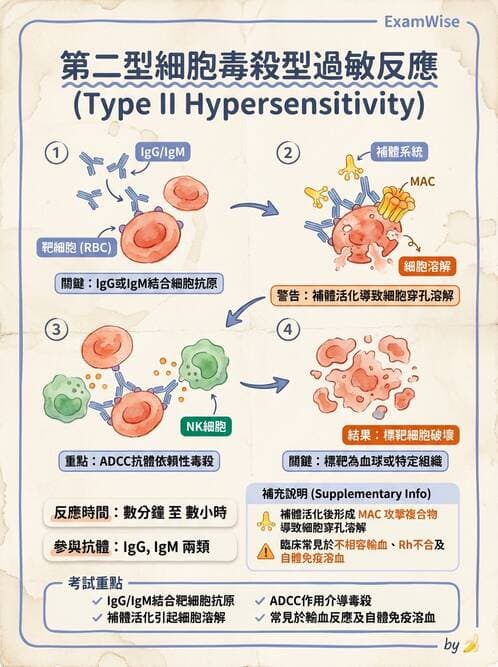 護理師 - 自體免疫疾病與過敏反應 - AI 圖文解析預覽