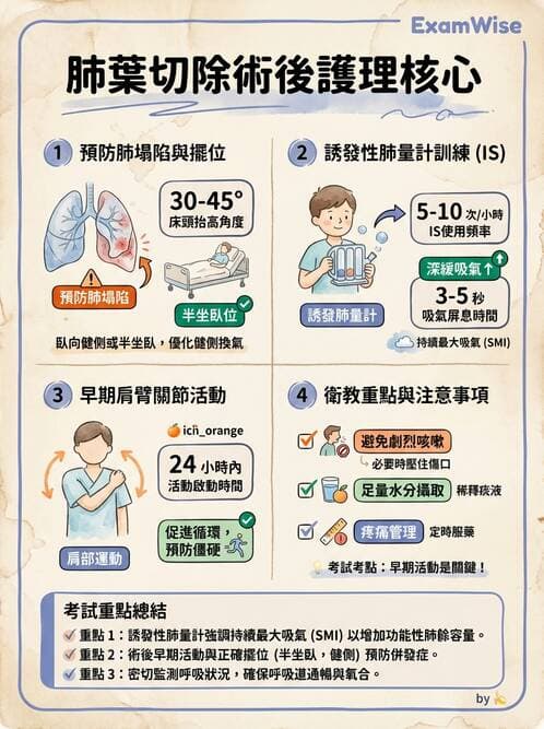 護理師 - 呼吸衰竭與胸腔護理 - AI 圖文解析預覽
