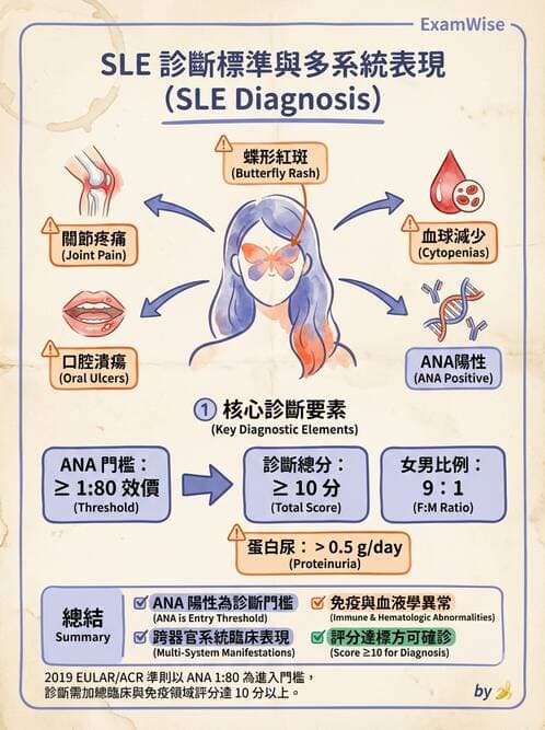 護理師 - 自體免疫疾病與過敏反應 - AI 圖文解析預覽