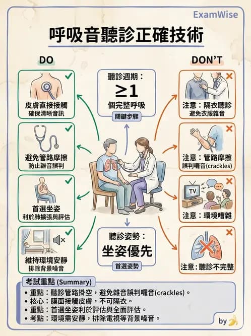 物治 - 呼吸臨床評估技術 - AI 圖文解析預覽
