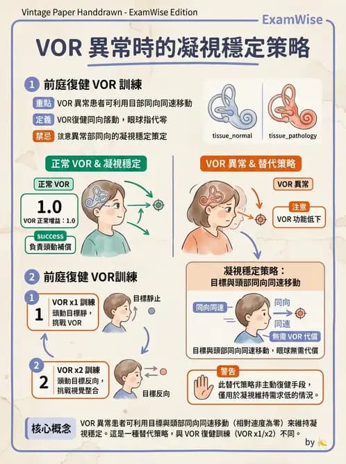 物治 - 前庭系統與前庭復健 - AI 圖文解析預覽