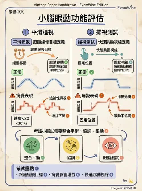 物治 - 小腦疾病物理治療 - AI 圖文解析預覽