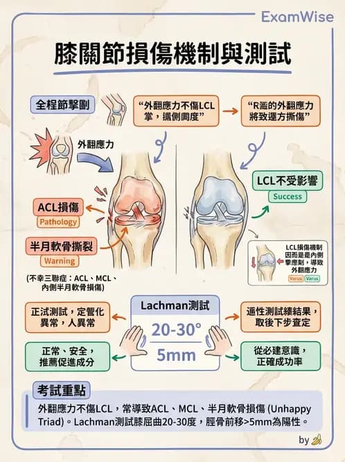 物治 - 膝關節韌帶與半月板損傷 - AI 圖文解析預覽