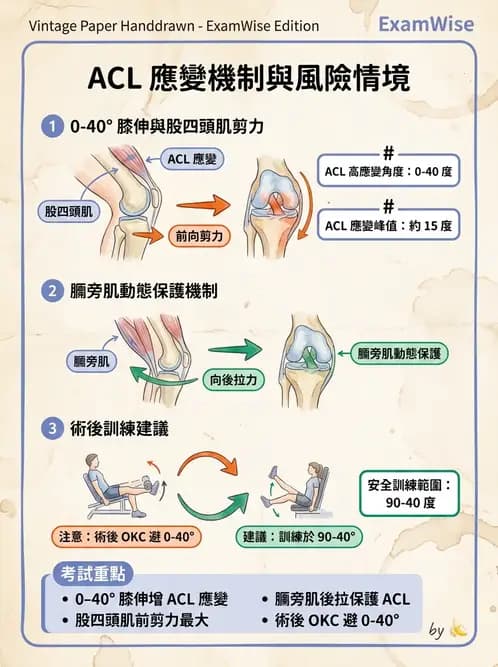 物治 - 膝關節肌動學與生物力學 - AI 圖文解析預覽