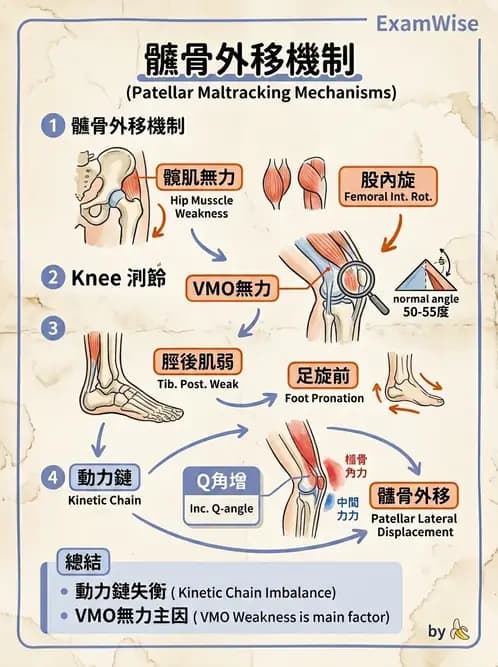 物治 - 膝關節肌動學與生物力學 - AI 圖文解析預覽